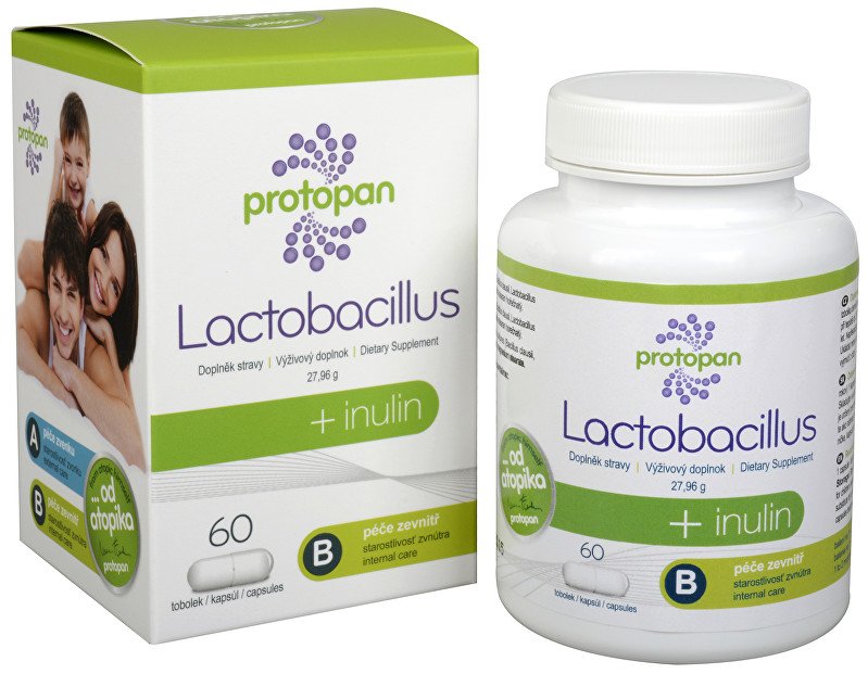 Protopan Lactobacillus + inulin 60 tobolek - Přípravky probiotika prebiotika