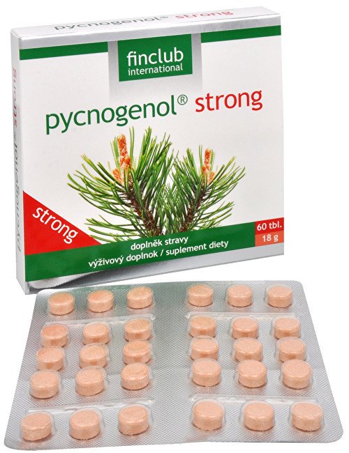 Finclub Pycnogenol Strong 60 tbl. - Přípravky antioxidanty