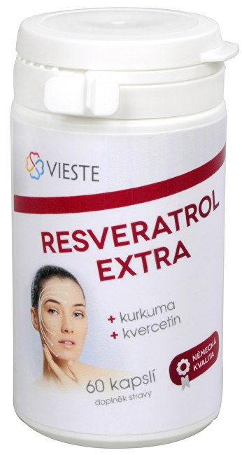 Vieste Resveratrol Extra 60 kapslí - Přípravky antioxidanty