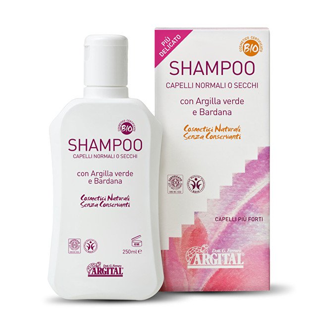 Argital Šampon na normální a suché vlasy s lopuchovým kořenem 250 ml - Přípravky mytí vlasů