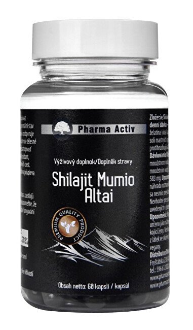 Pharma Activ Shilajit Mumio Altai 60 tablet - Přípravky celková imunita
