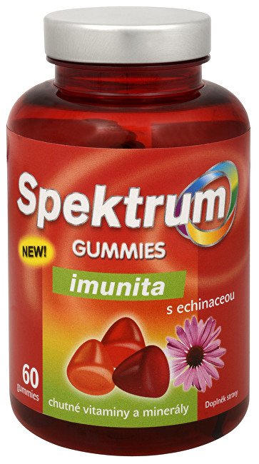 Spektrum Spektrum Gummies Imunita s echinaceou 60 želatinových tbl. - Přípravky imunita, obranyschopnost