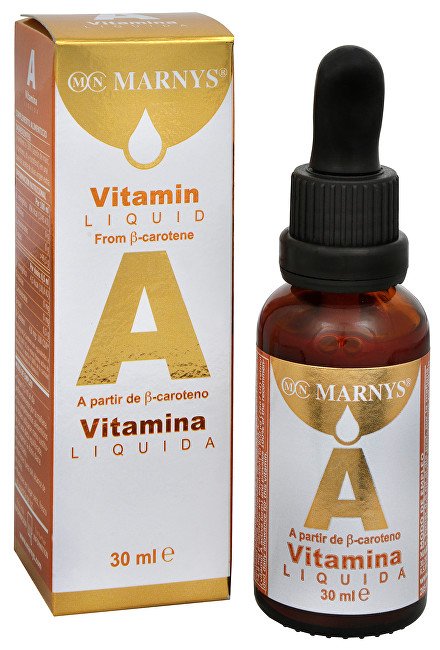 Marnys Tekutý vitamín A 30 ml - Přípravky vitamíny a multivitamíny