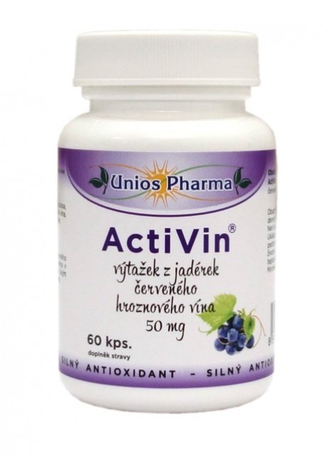 Unios Pharma ActiVin 60 kapslí - Přípravky antioxidanty