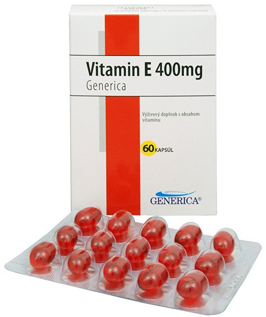 Phoenix Vitamín E 400 mg 60 kapslí - Přípravky antioxidanty